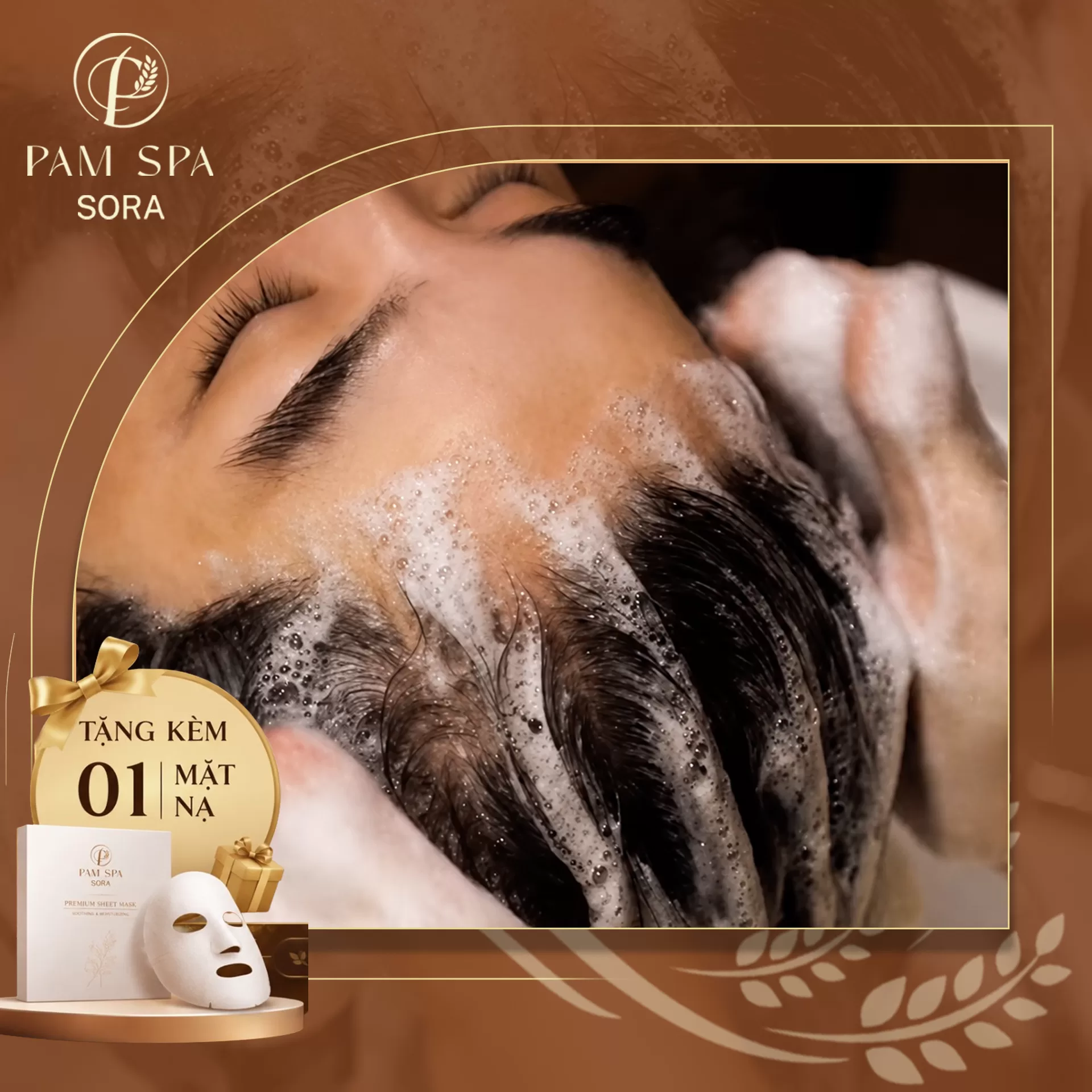 Gói Gội đầu + Massage mặt (Tặng kèm mặt nạ)