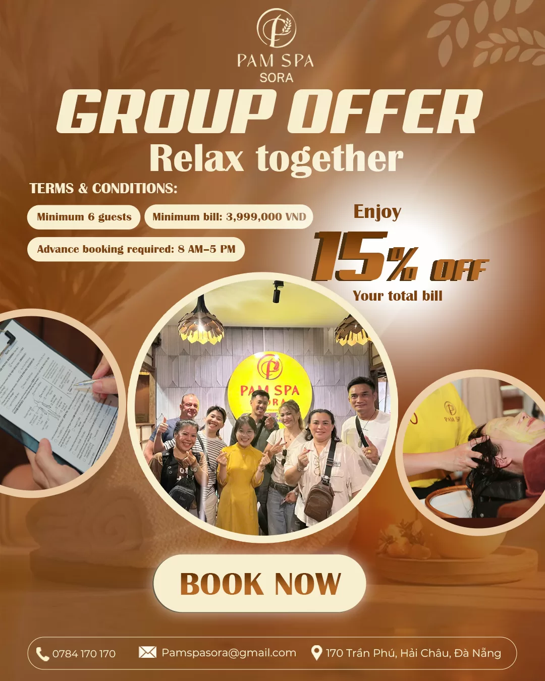 Ưu đãi hội nhóm “Cùng nhau thư giãn”